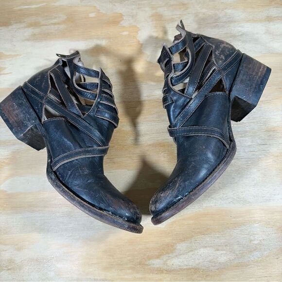 Freebird by Steven Stair Strappy Ankle Boots Women’s Size 8 - Picture 3 of 8